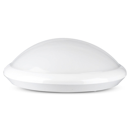 Plafond LED stropní svítidlo E27 IP44 kulaté s mikrovlnným senzorem černé VT-8002 C V-TAC