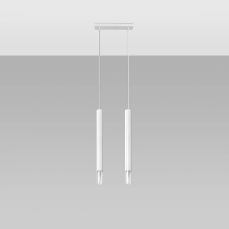 LED závěsné stropní svítidlo WEZYR 2xG9 White SOLLUX