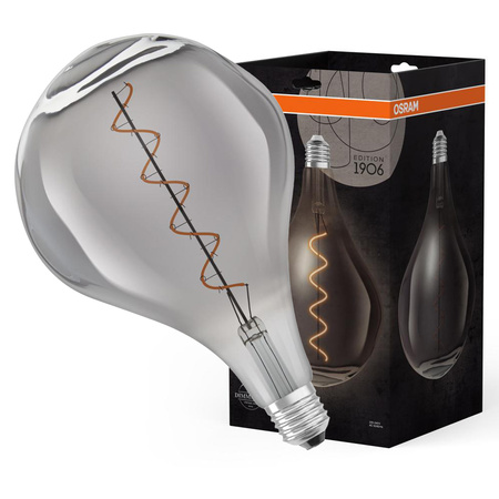 Dekorativní LED žárovka E27 ET165 4.5W = 15W 150lm 1700K Teplá bílá 320° vlákno Stmívatelné OSRAM Vintage 1906