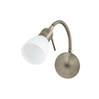 Nástěnné bodové svítidlo E14 hnědé Classic Soma 6320 Rabalux