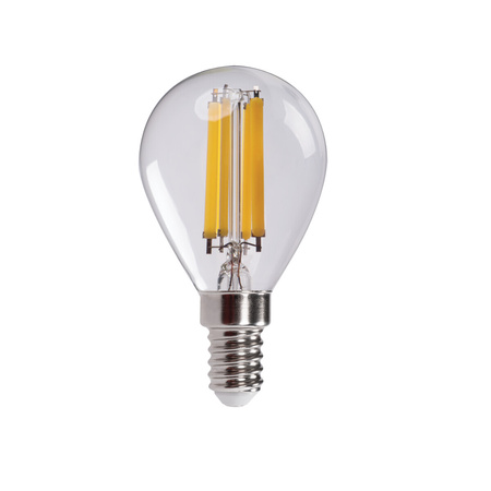 LED žárovka XLED KULKA E14 G45 6W 806lm 4000K Neutrální vlákno KANLUX