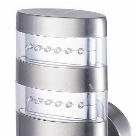 Zahradní lampa Nástěnná lampa MALTA LED 2.4W Simple Chrome Volteno