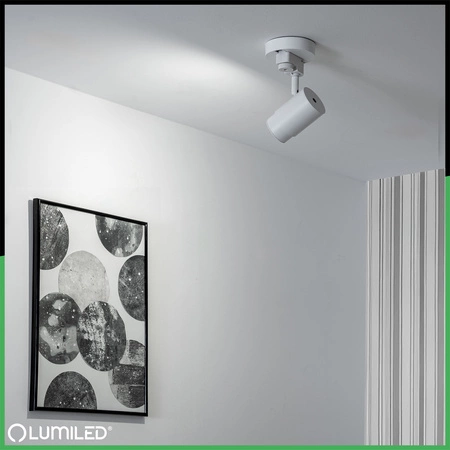 Adaptérová základna pro montáž jednofázových reflektorů Bílá LUMILED