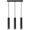 KEON Stropní závěsné svítidlo 3xGU10 Nastavitelná trubice černá MASTERLED