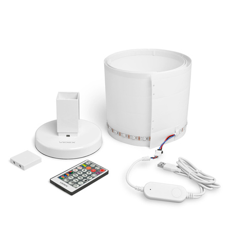 LED stojací lampa 10W 250lm 4000K neutrální bílá stmívatelná Videx