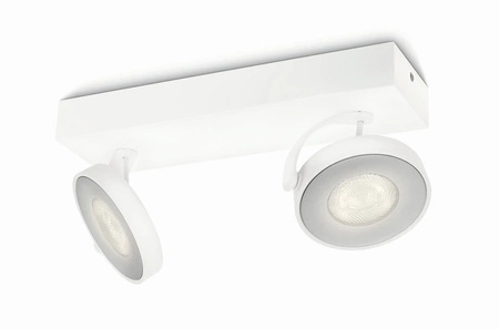 LED stropní svítidlo 2x 4,5W 2700K stmívatelné CLOCKWORK Moving White PHILIPS