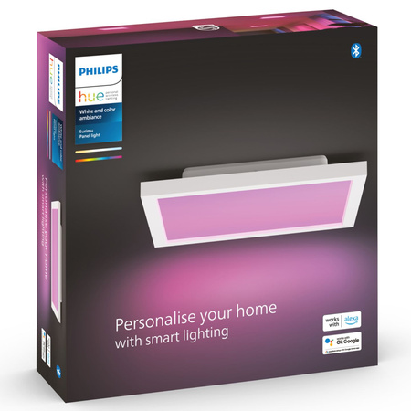 LED panel pro povrchovou montáž SURIMU 25W CCT RGB 30cm PHILIPS HUE Bluetooth stropní svítidlo