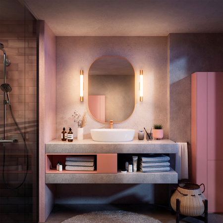 LED Světlo nad Zrcadlo 5W 730lm 2700K 44cm IP44 Měděná Rover Philips