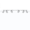 MERIDA stropní svítidlo 6xGU10 Reflektor Halogenové svítidlo Pohyblivé 118cm Šedá SOLLUX