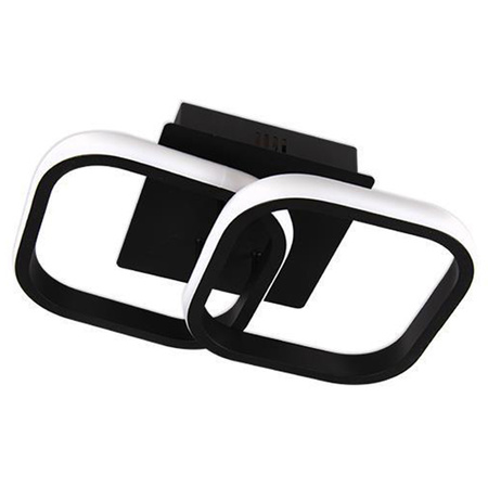 LED lustrové stropní svítidlo 16W NEBULA GEMINI Black