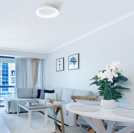 Plafond LED stropní svítidlo pro povrchovou montáž 72W 7500lm 2700-6000K CCT White Stmívatelné + dálkové ovládání EDGE Videx