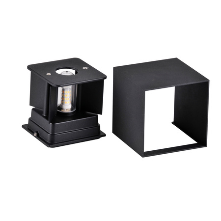 LED fasádní nástěnné svítidlo. externí svítidlo. černá G9 Up/Down s nastavitelným úhlem osvětlení KIOTO GOLDLUX (Polux)