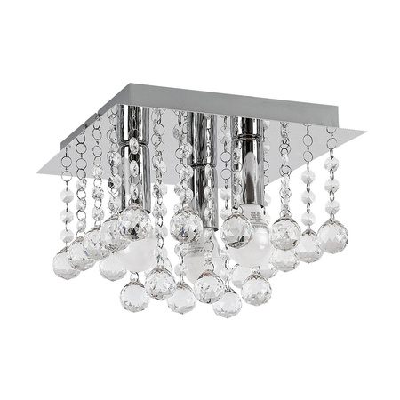 Dekorativní stropní svítidlo 3x E14 Chrome Modern Corinna Rabalux