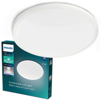 Plafond LED stropní světlo TWIRLY 12W 2700K 29cm bílé kulaté PHILIPS