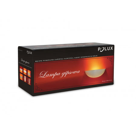 Lampa Sádrové svítidlo. nástěnné svítidlo. dekorativní FALA 1xE14 bílá GOLDLUX (Polux)