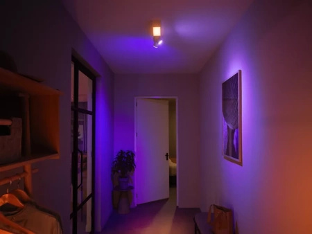 LED reflektorové stropní svítidlo 19,4 W 1630 lm IP20 bílé a barevné RGB + TW White Smart SMART Zigbee Bluetooth Centris Philips HUE