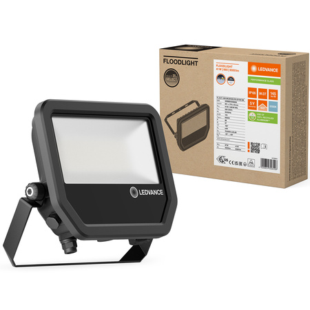 LED reflektor 41W 6000lm 6500K IP66 černý LEDVANCE reflektor