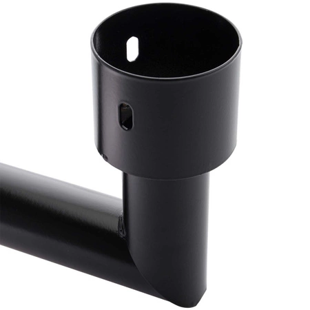 Držák pouliční lampy SOLAR 40CM trubka ?75 mm černá