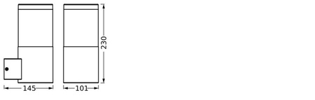 LED E27 IP44 IK03 stříbrná Endura Ledvance venkovní zahradní světlo