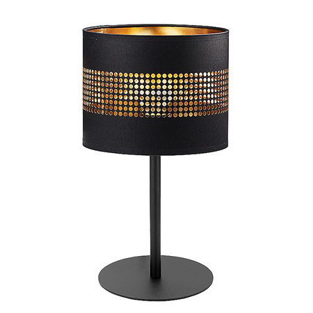 TAGO BLACK Černá a zlatá moderní stolní lampa E27 5054 TK Lighting