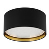 Stropní svítidlo Plafond Svítidlo Plafond BILBAO BLACK/GOLD Round Black/Gold 45cm 15W 4xE27 3376 TK Lighting