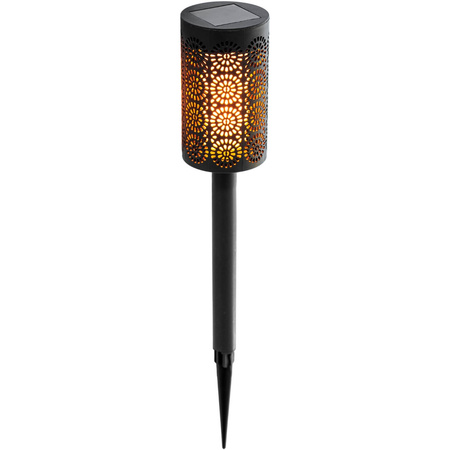 Solární zahradní lampa LED Driving Torch 39cm IP44 Dusk Sensor