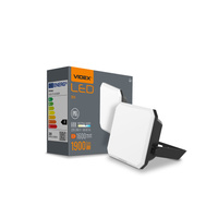 LED reflektor 20W 1900lm 5000K Cold Black s mléčným stínítkem Videx
