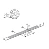 LED COB flexibilní pásek 10W/m 1000lm/m 24V 4000K neutrální CRI90 5m LCOB Kanlux