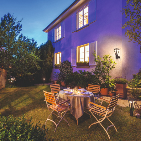 Nástěnné svítidlo solární nástěnné fasádní svítidlo 6W 550lm 3000K Pohybový senzor Endura STYLE SOL WALL LEDVANCE