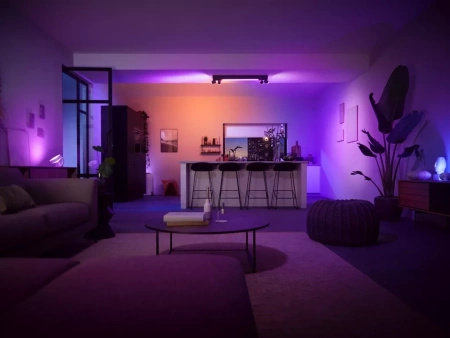 LED reflektorové stropní svítidlo 56,8 W 4400 lm IP20 bílé a barevné RGB + TW White Smart SMART Zigbee Bluetooth Centris Philips HUE