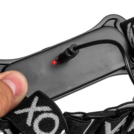 Dobíjecí čelovka 300lm COB LED 4 režimy VAYOX