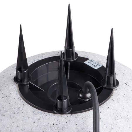 KANLUX Venkovní kamenná koule STONO STONE BALL E27 IP65 20cm šedá