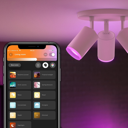 Philips HUE White and Color Ambiance Fugato Lamp 3x4,2W Bluetooth Zigbee