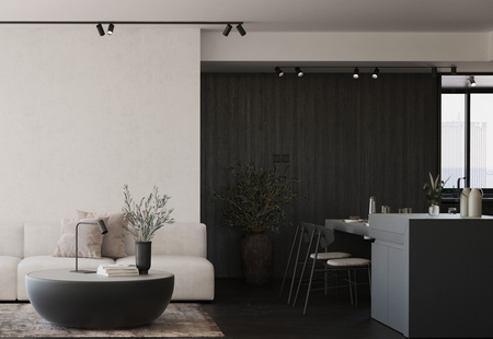 Stolní lampa MONO 7706 Nowodvorski Black GU10 Desk Minimalist