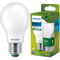LED žárovka E27 A60 5.2W = 75W 1095lm 4000K Neutrální bila Filament Milky PHILIPS Ultra Efficient