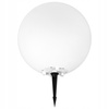 Venkovní zahradní lampa E27 bílá světelná koule 35cm 230V