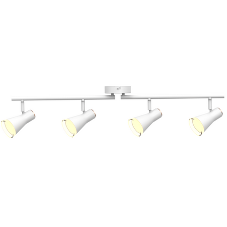 Nastavitelné stropní/nástěnné svítidlo 16.8W LED BERG 4 bílá 3000K GOLDLUX (Polux)