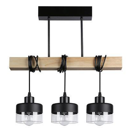 Stark Masterled 3x E27 černohnědá závěsná lampa