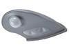 LED orientace Stříbrné nástěnné svítidlo na baterie 0,95W 4000K Neutrální 40lm IP54 DOORLED DOWN Senzor pohybu LEDVANCE