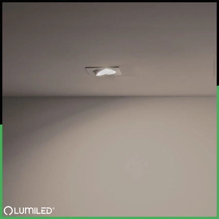 Halogenové stropní svítidlo Square GU10 MR16 White TRIAM LUMILED pro zapuštěnou montáž