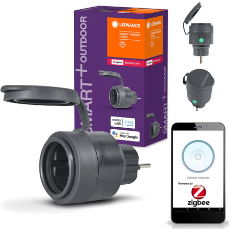 Inteligentní venkovní napájecí zásuvka EU 230V 3680W 16A LEDVANCE SMART+ ZigBee