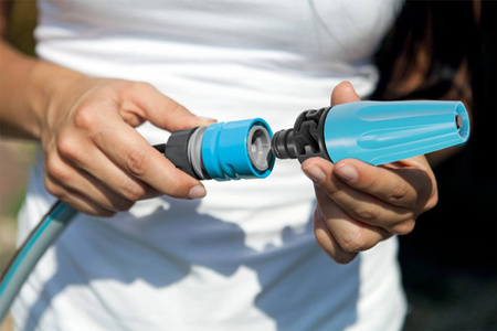 3/4" sada zahradní hadice na vodu 50 m, přímý zavlažovač, závitová přípojka, rychlospojka, 3/4" rychlospojka s přepadem CELLFAST