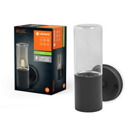 Venkovní nástěnné svítidlo Endura Ledvance LED E27 IP44 IK03 Grey