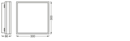 Přisazené LED stropní svítidlo ORBIS MAGNET 26W 2500lm CCT 30cm SMART+ WiFi LEDVANCE