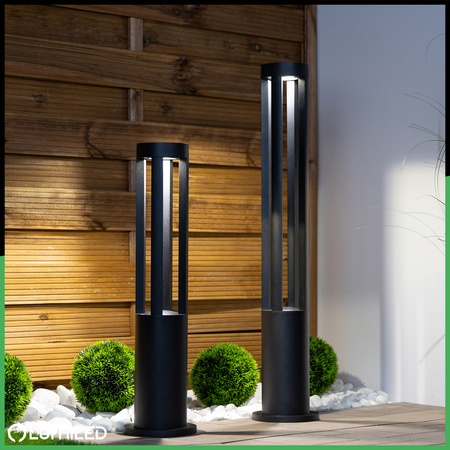 Venkovní zahradní lampa 12W, LED sloupek 80cm 4000K QUERO LUMILED