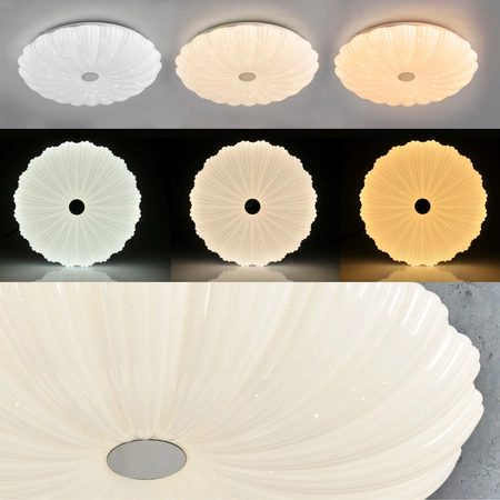 Plafond LED stropní svítidlo FLOWER 36W 3060lm GOLDLUX (Polux) + dálkové ovládání 3000K-6500K