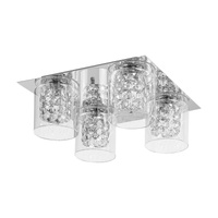 Dekorativní stropní svítidlo 3x G9 Chrome Modern Duchess Rabalux