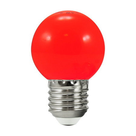 2x Žárovka G45 ČERVENÁ na party girlandu 36V GOLDLUX (Polux)