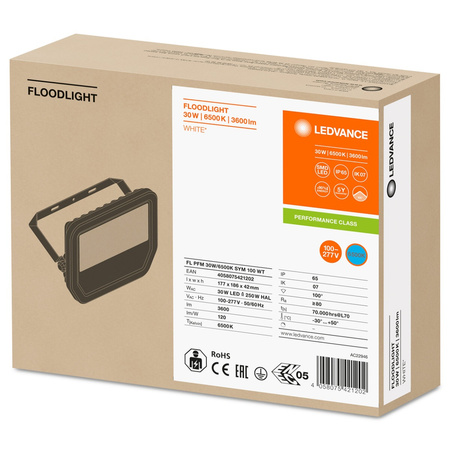 LED reflektor 30W 3600lm 6500K IP65 bílý LEDVANCE reflektor