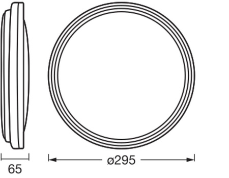 Nástěnné stropní svítidlo Nástěnné bodové svítidlo pro povrchovou montáž 16W 1100lm CCT Silver Orbis Ledvance